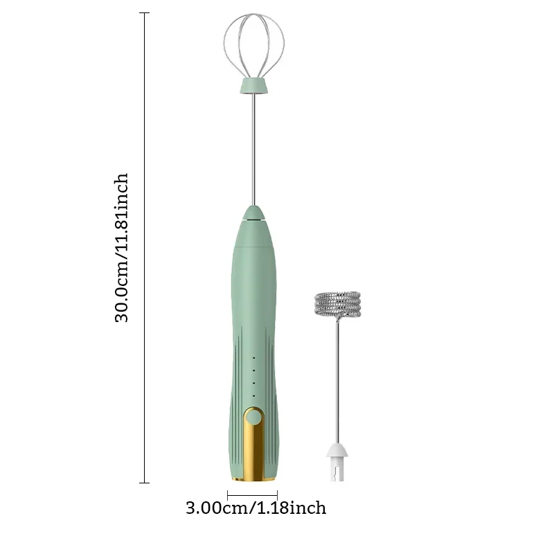 Elektryczny spieniacz do mleka USB akumulator urządzenie do robienia piany mikser krem do kawy cappuccino napój różdżka do spieniania ręczna