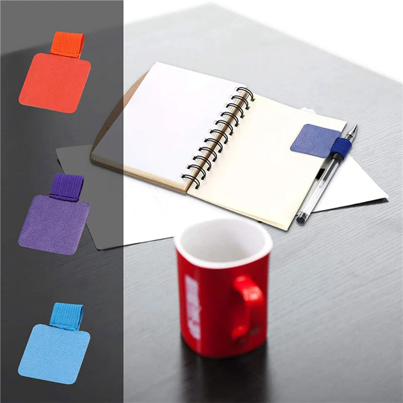 24 Pack Pen Loop Holder, Self-Adhesive Pen Holder Pencil Elastic Loop For Notebooks, Journals, Calendars (Photo Color)