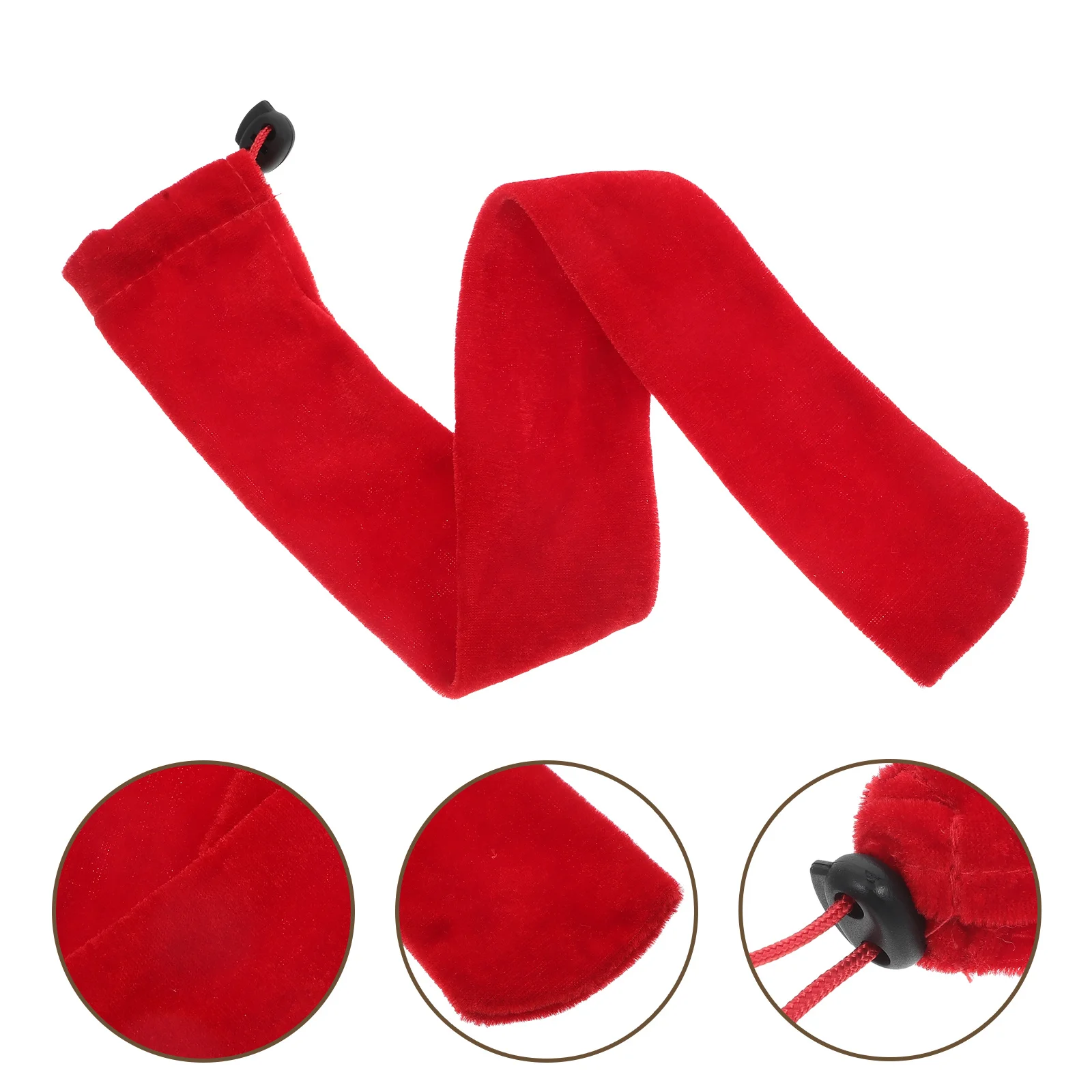 

Car Suction Cup Flagpole Protective Cover Durable Flag Pole Holder Bag Portable Travel Storage Pouch Flagpole Guard Bag Red