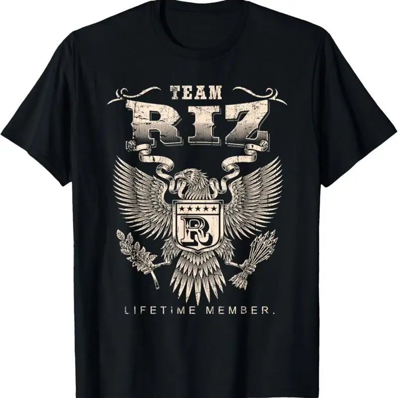 

Team Riz Lifetime Member Name T Shirt
