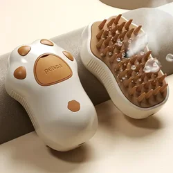 3in1SteamPetDogBrushCat Steam Brush Electric Spray Cat Hair Brush Comb