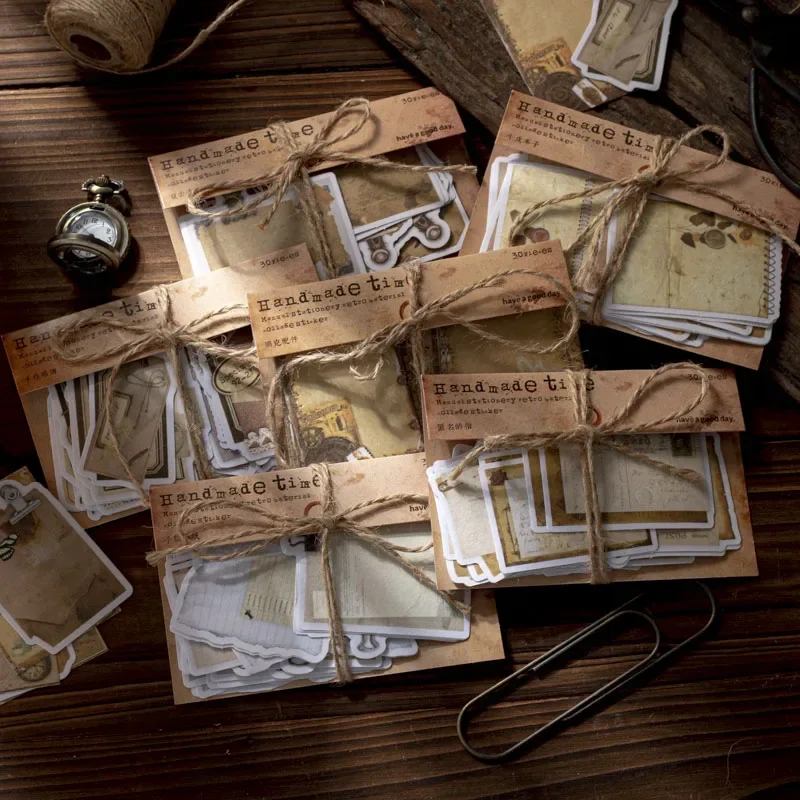 

30 листов наклейки рукописные буквы аксессуары для коллажа материал украшения дневник упаковка подарочные принадлежности Скрапбукинг 11*10 см