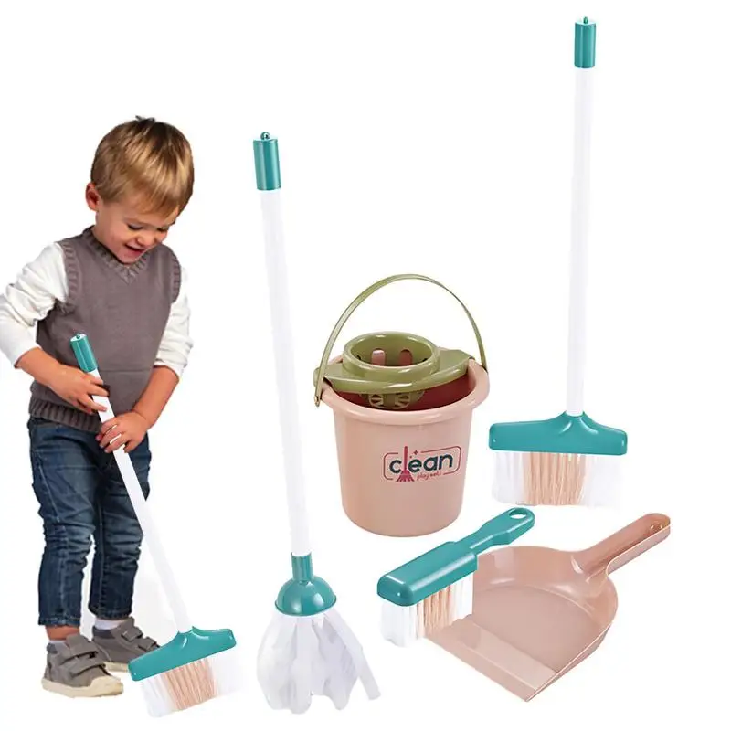 Toddler Cleaning Set Reusable Housekeeping Play Kit Educational Simulation Play House Toy Cleaning Toys For Children gift