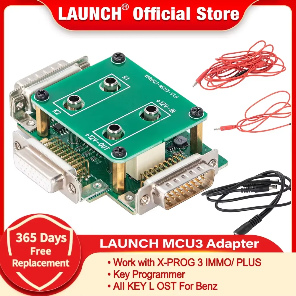 

Адаптер для программатора LAUNCH X431 MCU3 с защитой от кражи, плата V3, работает с IMMO ELITE/IMMO PLUS/X-PROG