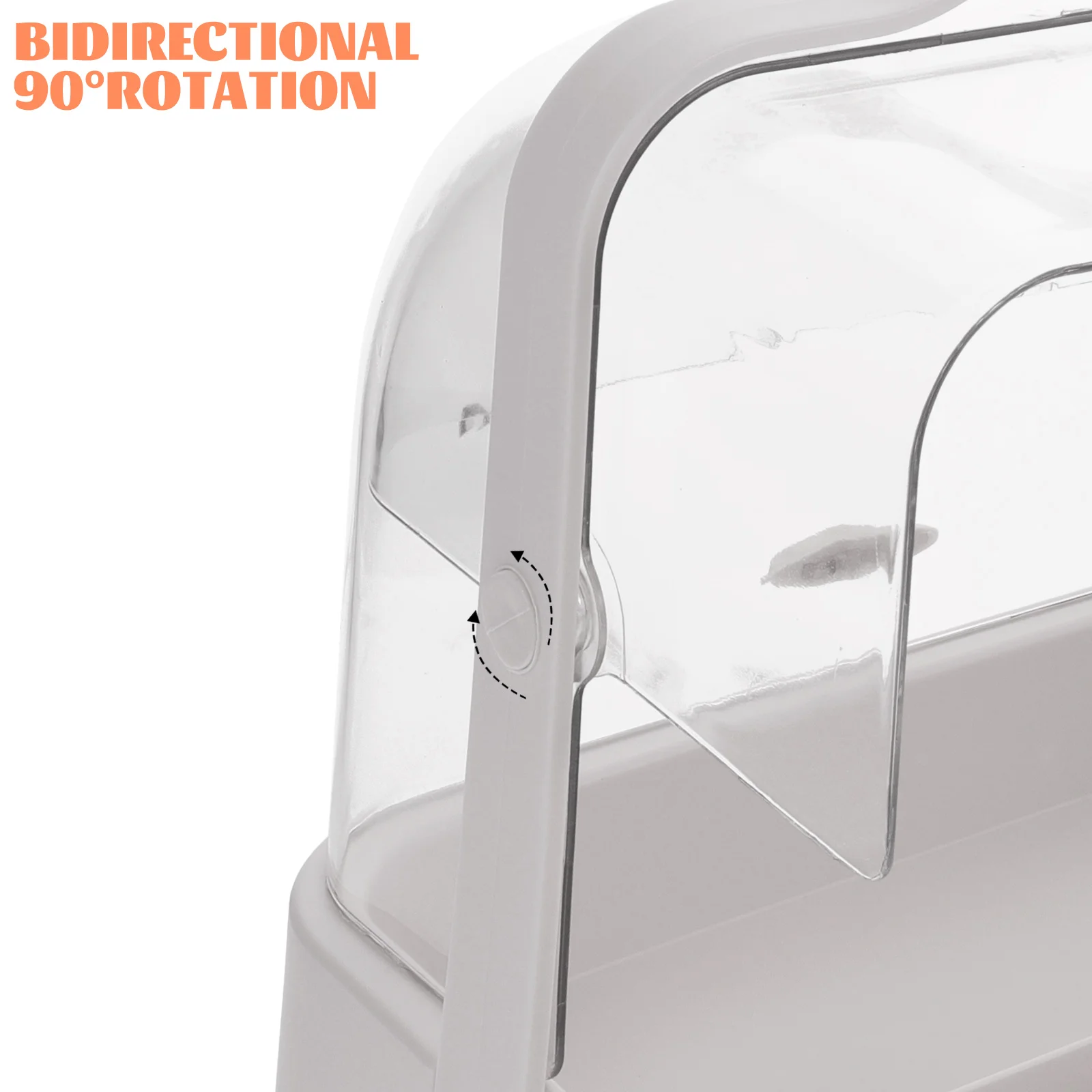 

Makeup Organizer Box Storage Case Clear Lid Desktop Sundries Holder Home Household Skincare Jewelry Medicine