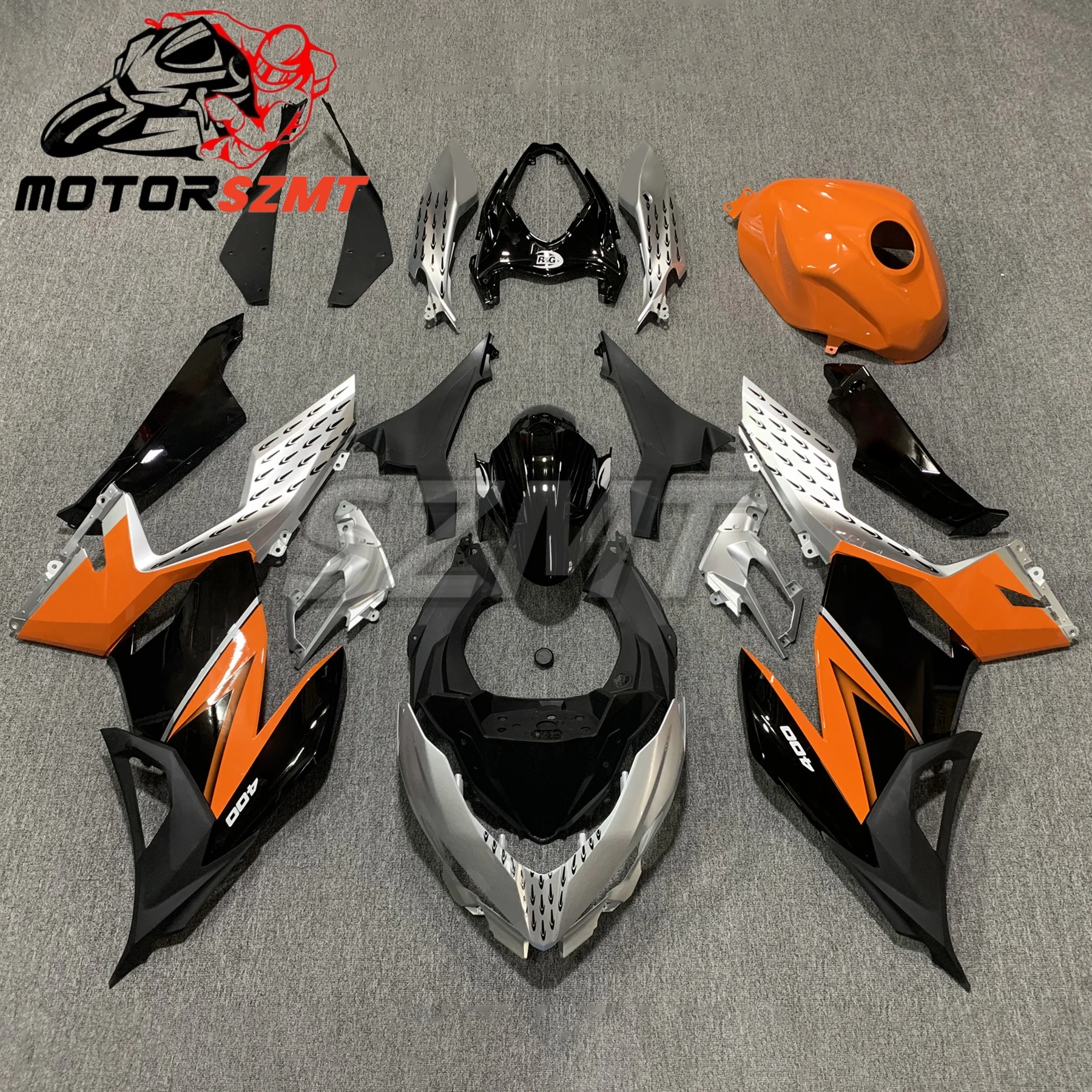 Brand new motorcycle fairing for Kawasaki Ninja 400 2018 2019 2020 2021 2022 2023 ABS plastic carbon fiber shell body kit