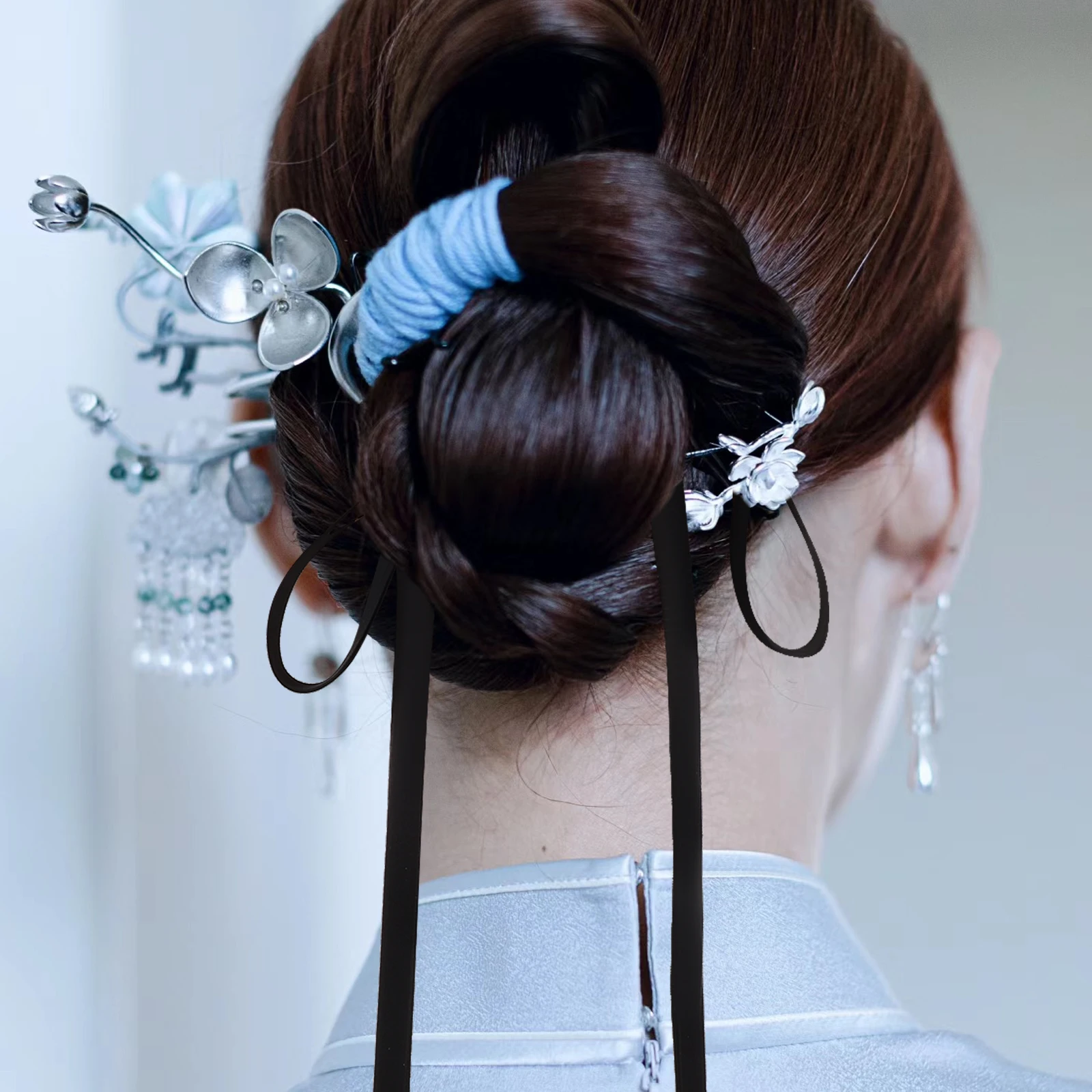 

10pcs Bow Rope Girl Scrunchies Accessories Ponytail Holders Fine Elastic Bands Women Hair Bands No Damage Soft Comfortable