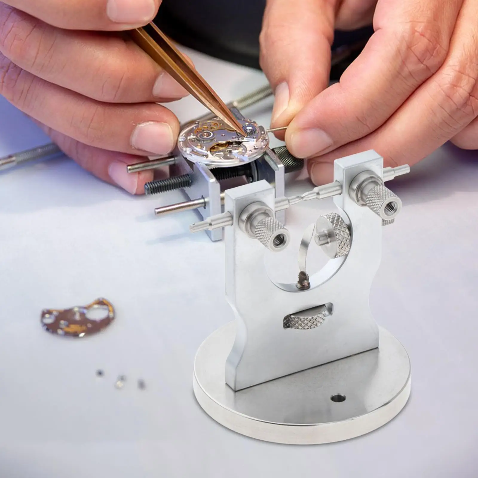 Watch Balance Wheel Tool Metal Correcting Clamp for Watchmakers Practical Watch Movement Repair Watch Repair Tool Accessories