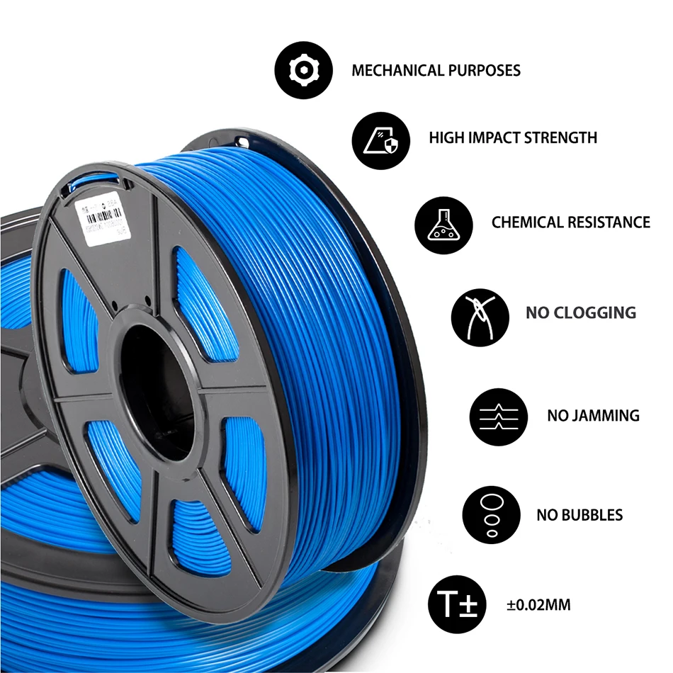 SUNLU ABS Filament 1.75MM Plastic ABS 3D Filament For FDM 3D Printer/3D Pen 0.9KG/Roll  Fast Shipping