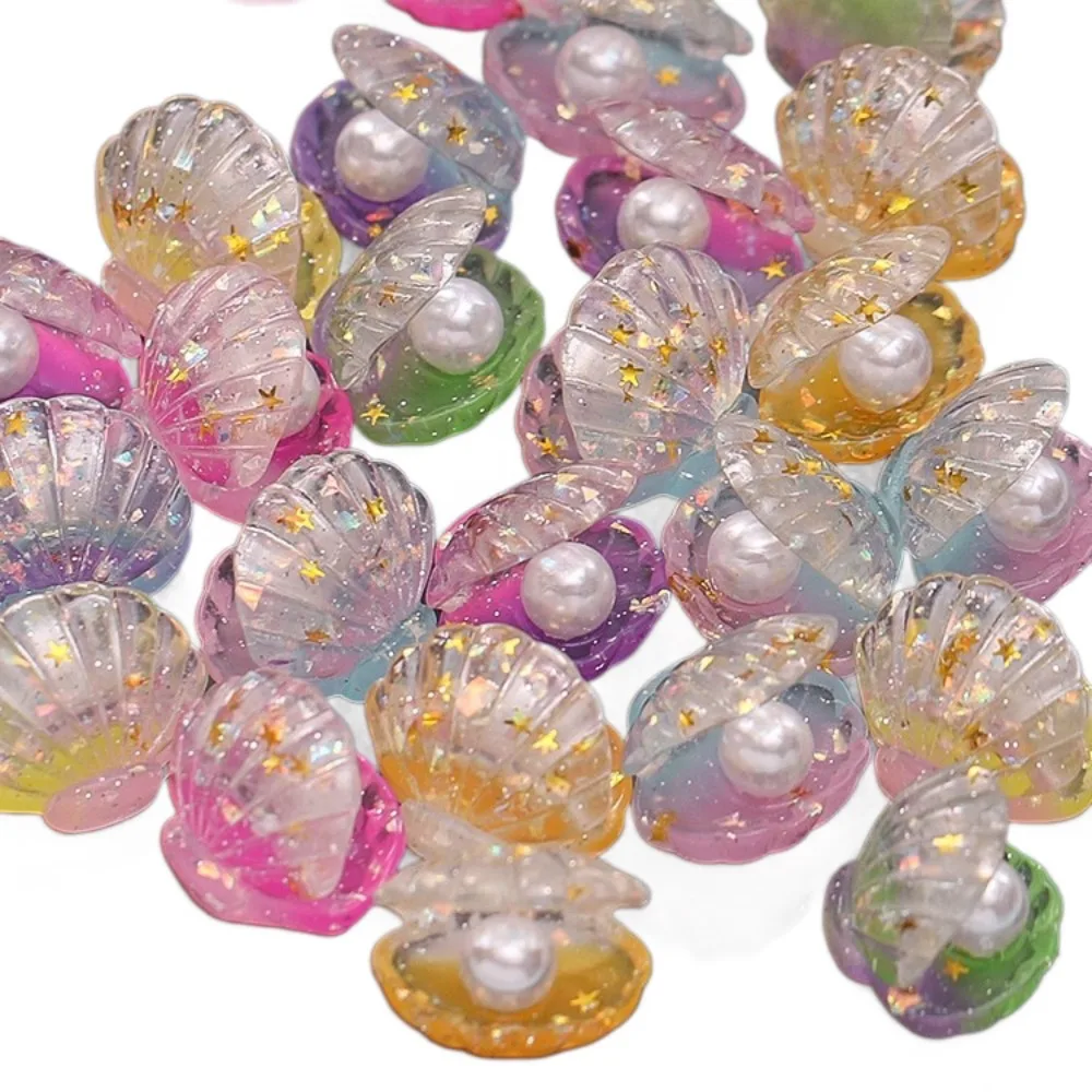 10–50 Stück künstliche Perlen, bunte Muschel-Mini-Ornamente, Geburtstag, Hochzeit, Weihnachten, Party, Geschenk, Geschenktüte, Piñata-Füller, Dekoration