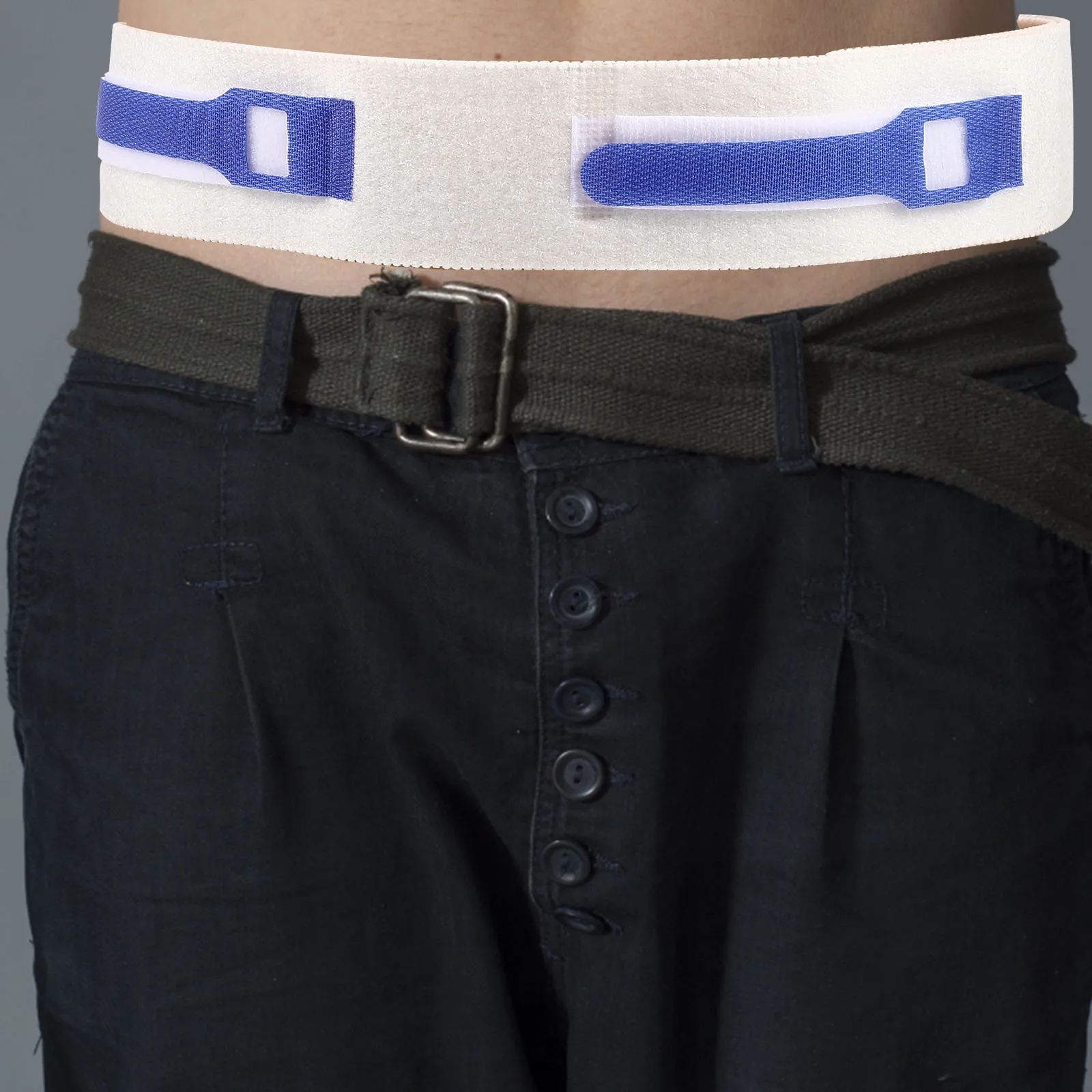 

Feeding Tube Fixing Band Durable Elastic Waist Strap Abdomen Holder Fixing Strap for Patient Care Hospital Use