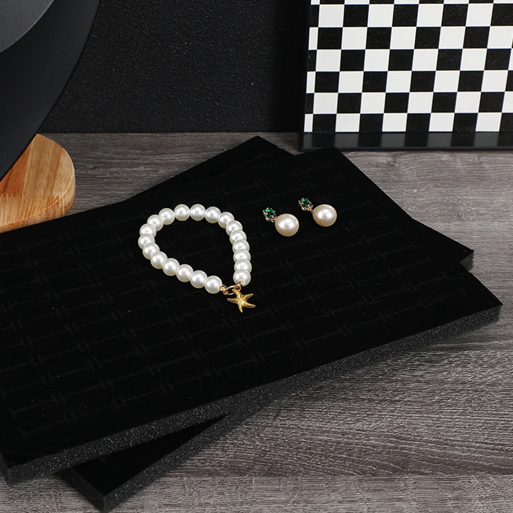 

6 шт. вставки для колец для шкатулки для ювелирных изделий, лоток для дисплея, органайзер, вставка, губка, подушка, коврик для хранения, мягкая на ощупь отделка для колец