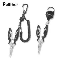 Pullther fishing resilience metal wire Rope portable strongagnetic buckle tools Fishing Pliers Braid line Multifunction Scissors