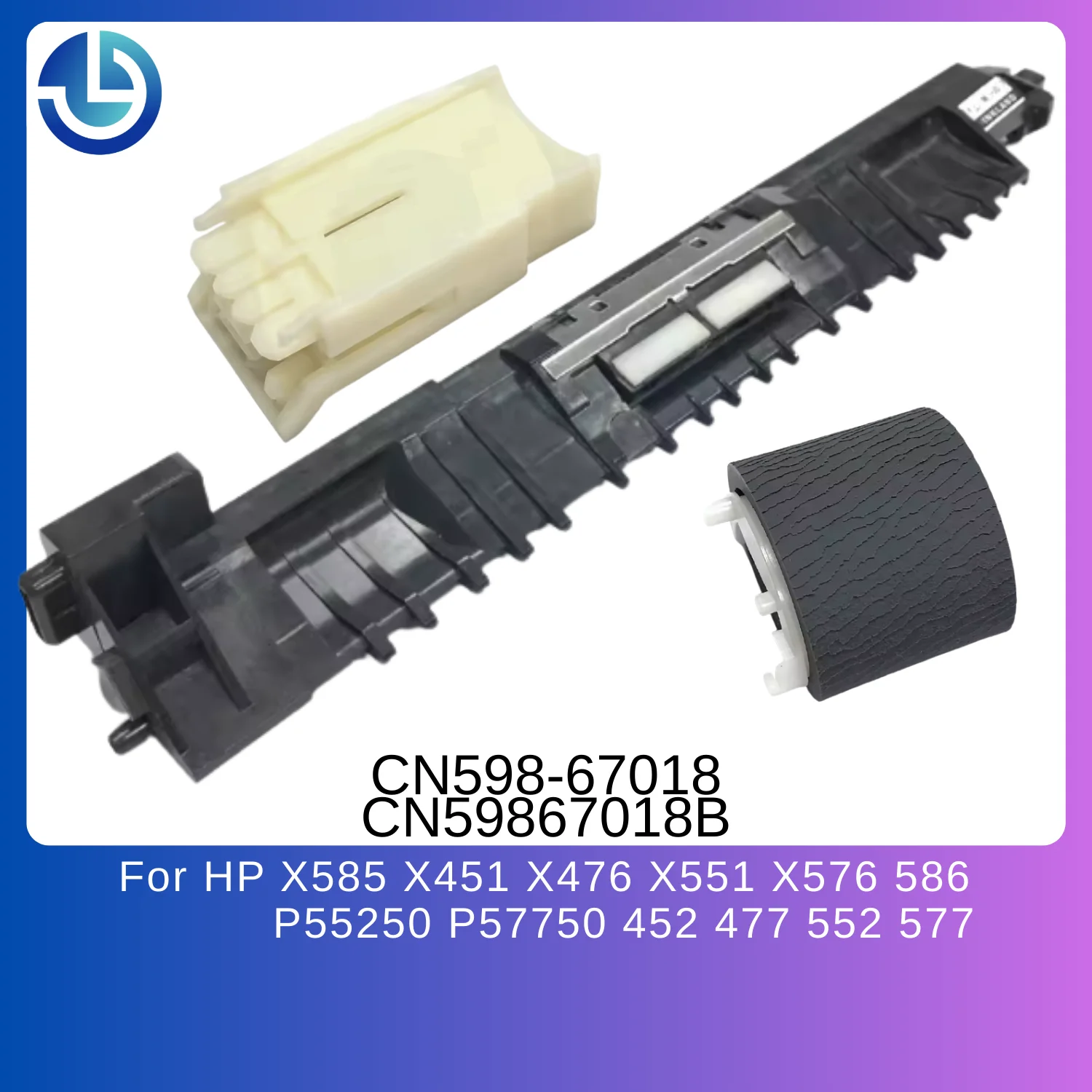 

Replacement CN59867018B Separator Pick Assembly For HP Page Wide E55650 X585 X451 452 552