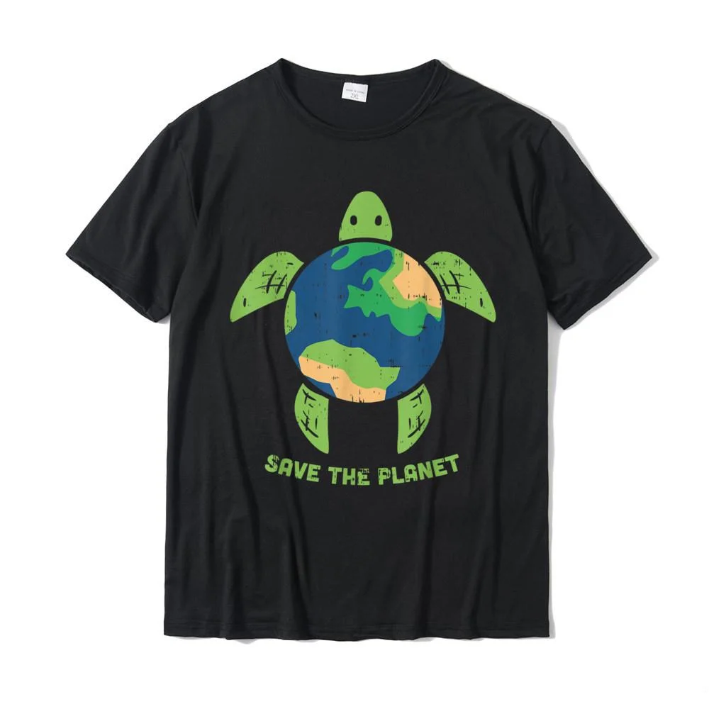 Save The Planet Earth Day Environment  Recycle Ocean T-Shirt Cotton Print Tops Shirt Cheap Male T Shirt Casual