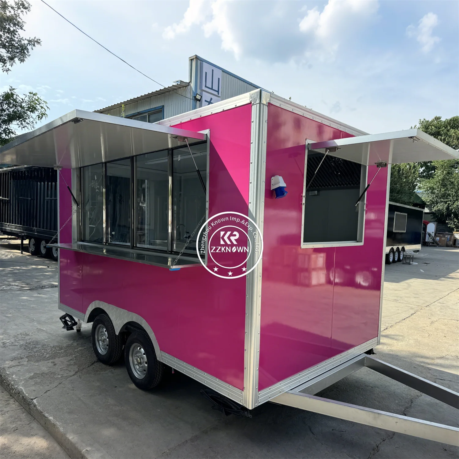 

Уличный мобильный грузовик для гамбургеров для пиццы, уличный прицеп для кофе, тележка для мороженого, закусок, мобильный барбекю, полностью оборудованный прицеп для фаст-фуда