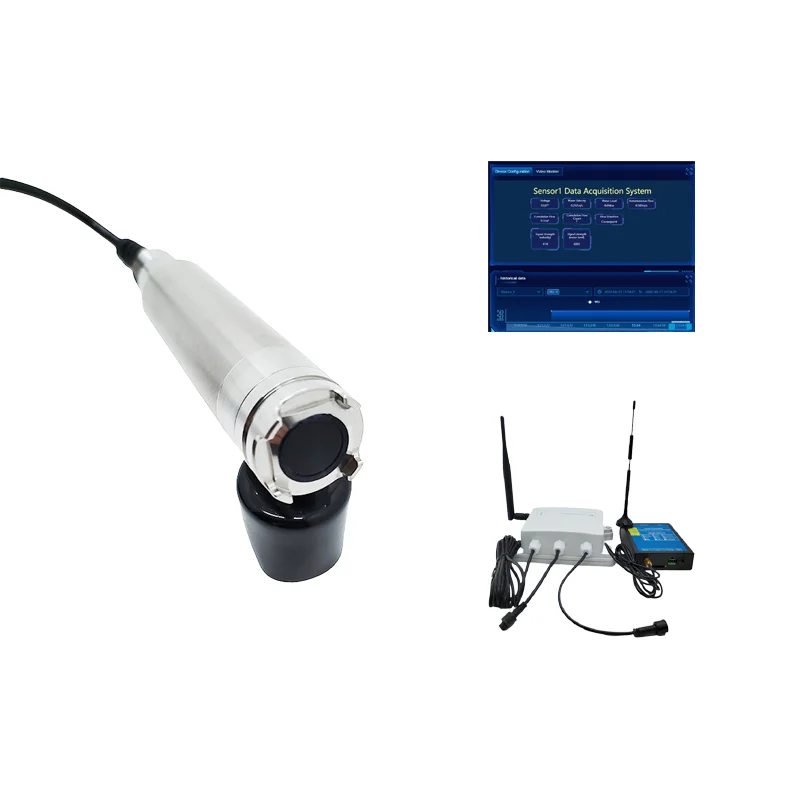 IP68 Waterproof Continuous Optical Sewage Treatment Fluorescence DO Probe Monitoring Sensor with Temperature Compensation