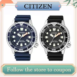 Original Citizen Watch Fashion Luxury Brand Promaster Diver Series Eco-Drive Men's Quartz Three-Pin Calendar Tape Watches