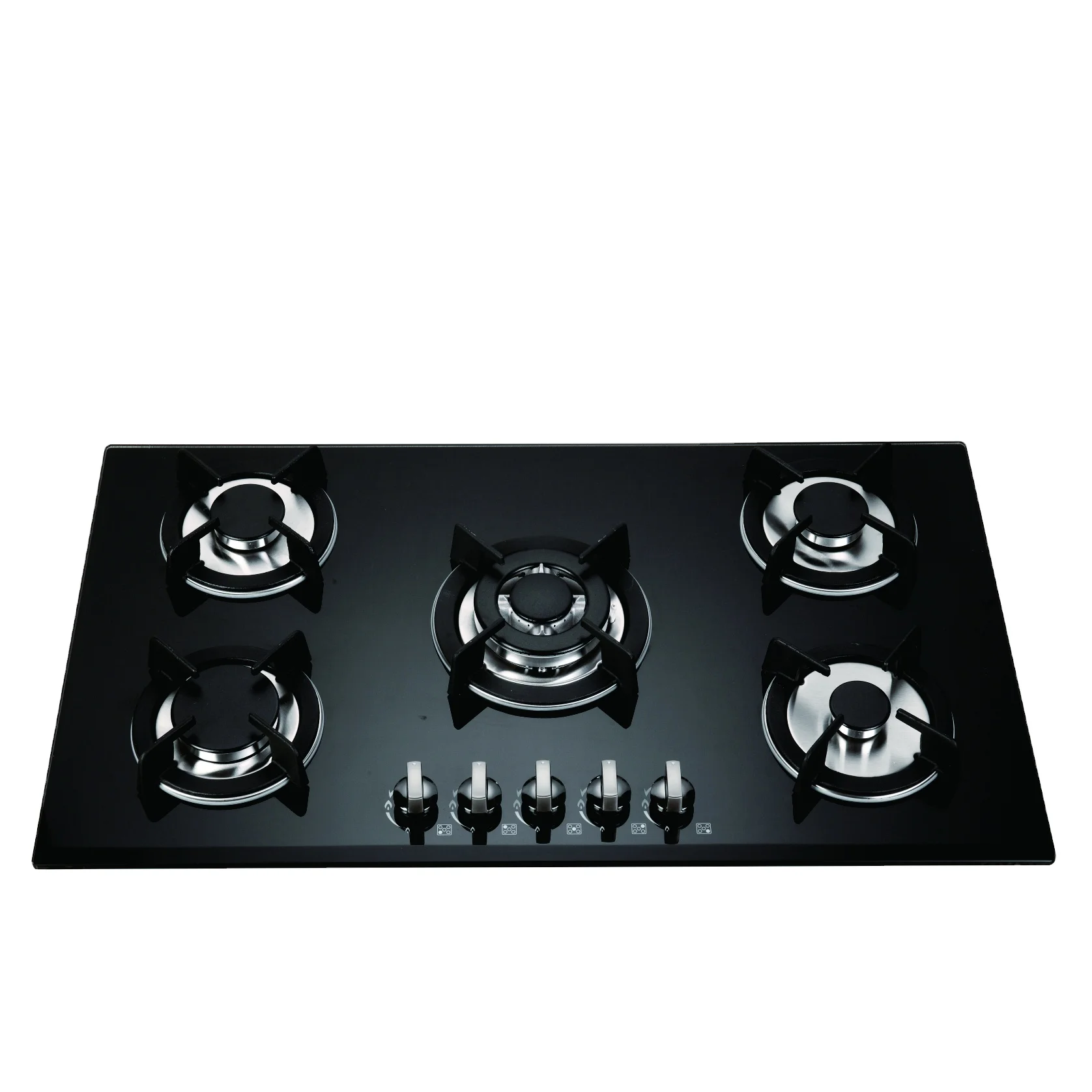 가스 밥솥 5 버너 쿡탑 맞춤형 주방 기기 스테인레스 스틸 표면 전기 경쟁 가전 가격