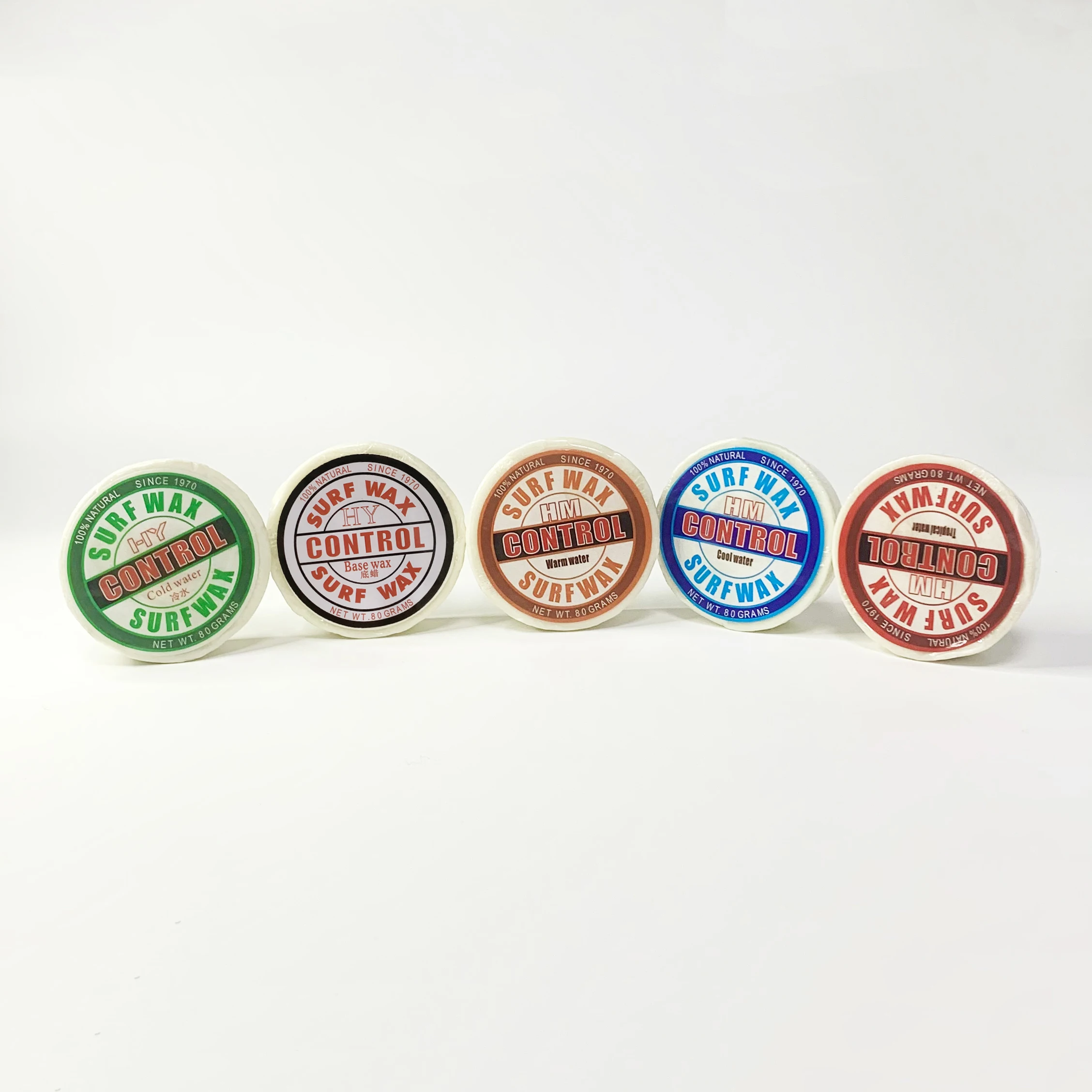 Surfing Surfboard Wax Anti-Slip Warm/Tropical Water Surfboard Wax Original/Cold Water Skimboard Skateboard Waxes 80G
