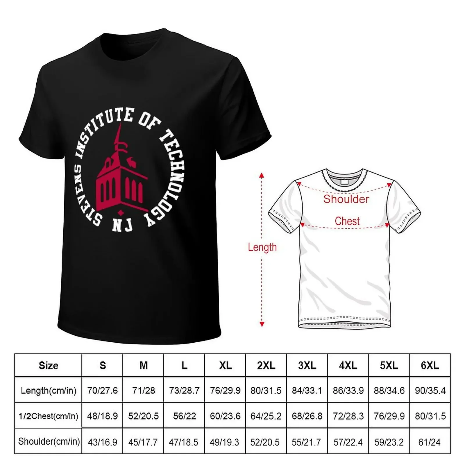 Stevens Institute of Technology T-shirt customizeds heavyweights cute tops men workout shirt