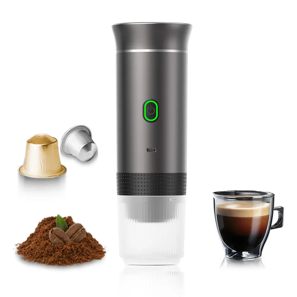 

Оптовая продажа с фабрики, мини-ручная капсульная кофемашина с дорожным футляром, холодное и горячее заваривание, кафе 3 в 1, портативная кофеварка для эспрессо