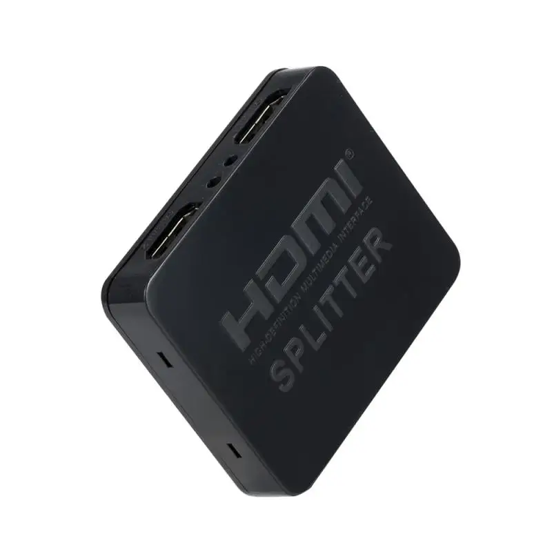 Rozdzielacz 4K 1080p HDCP kompatybilny z HDMI 1x2 Wzmacniacz sygnału Dystrybutor audio-wideo do projektorów 1 wejście 2 wyjścia — zdjęcie 2