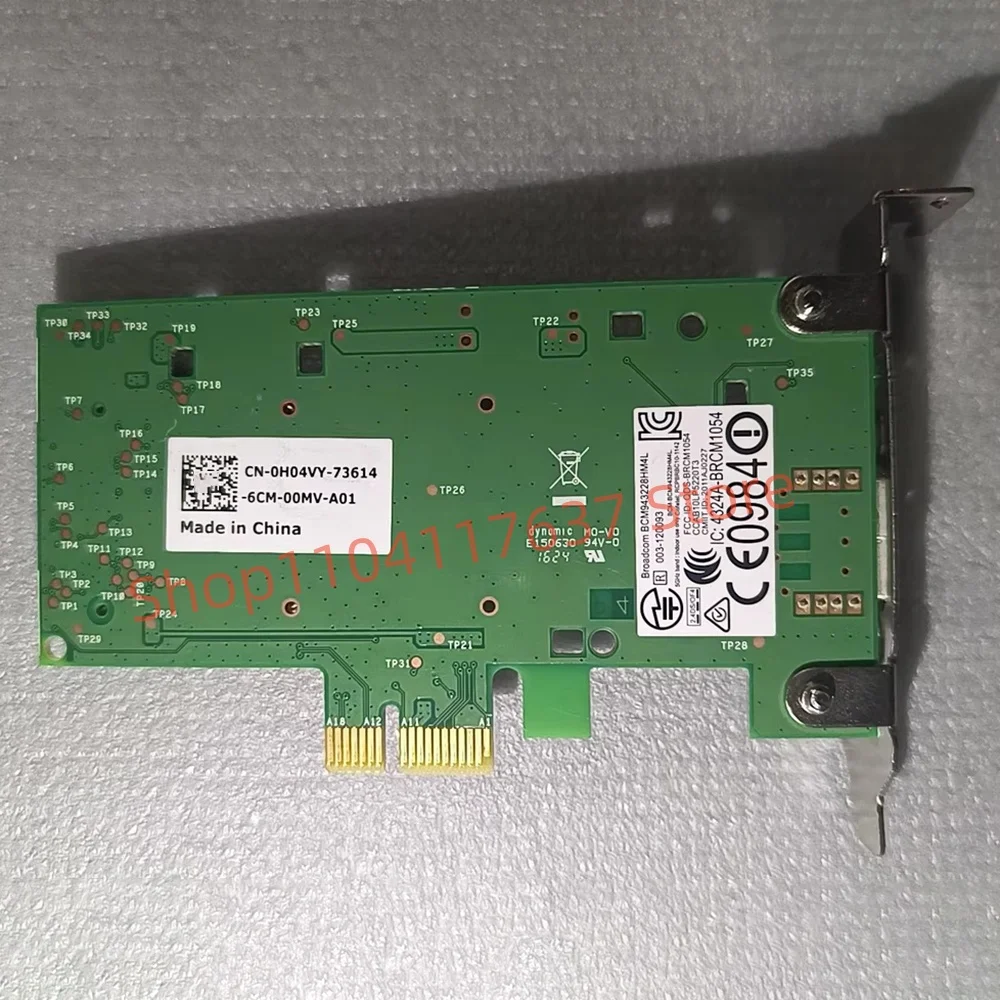 Scheda di rete wireless PCI-E a tutta altezza e mezza altezza DW1540 BCM943228HM4L