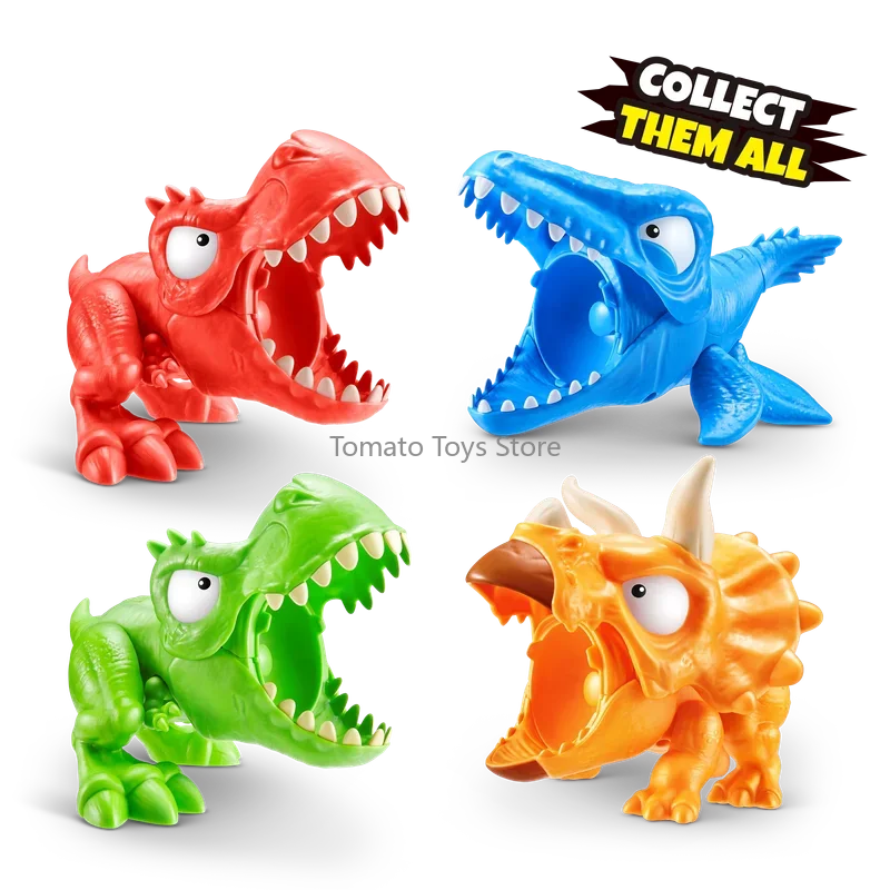 In Stock Zuru Smashers Dino Island Mini T-Rex Battles Dinosaur Toys Educational Toys Collectible Surprise Toys Holiday Gifts