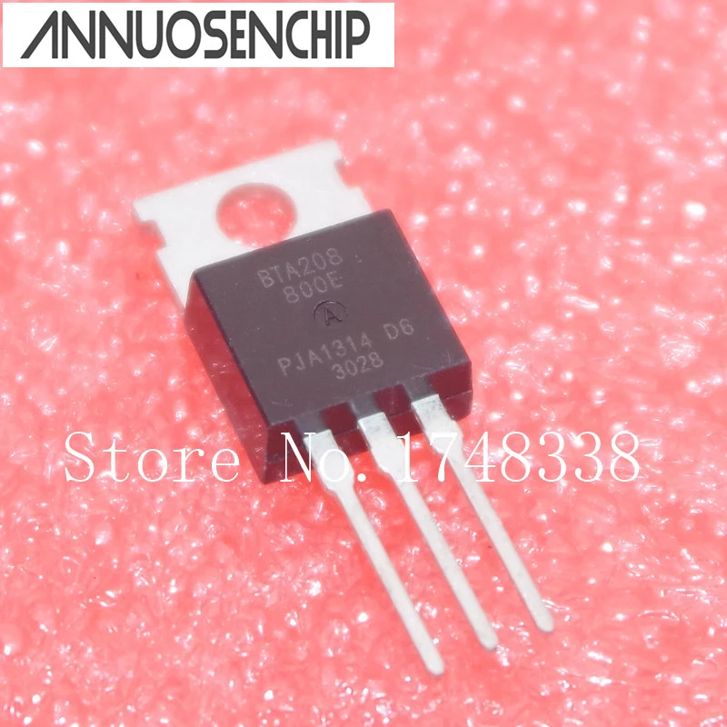 50PCS/LOT BTA208-800E TO-220 BTA208 NEW ORIGINAL BTA208-800 BTA208 - 800E