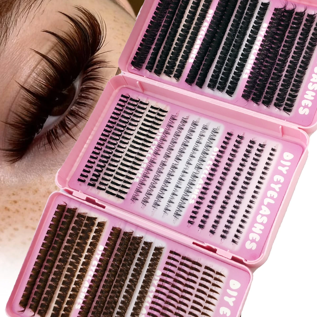 まつげクラスターキット 780ファンズ ボムトム まつげクラ - Eyelash Extension Wet Look のレビューと価格