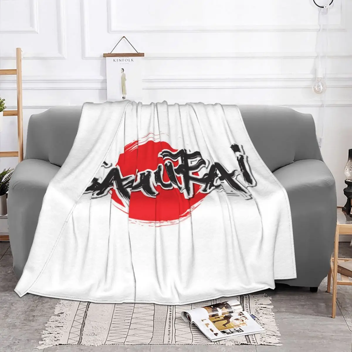 Japanese Ronin 1203 Quilt Winter Blankets Blankets And Blankets Throw Blanket