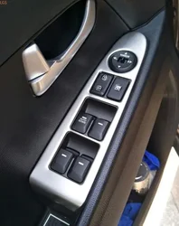 For Kia Sportage R 2011-2017 stainless steel glass switch decorative panel anti-rub protection decoration car accessories