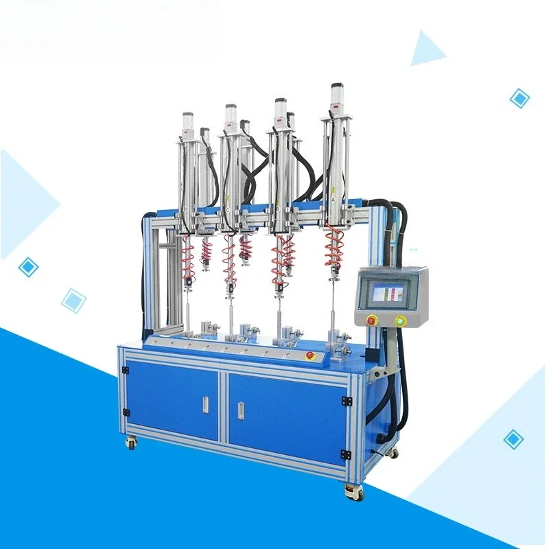 Four-station mechanical gas spring tester, servo gas spring compression force tester
