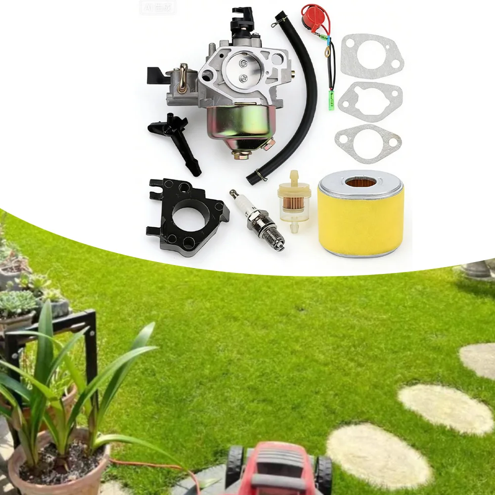 Carburetor Kit for Honda For GX340 For GX390 11HP 13HP Engines Includes Main Jet Pilot Jet Needle Gasket Set 16100-ZF6-V01