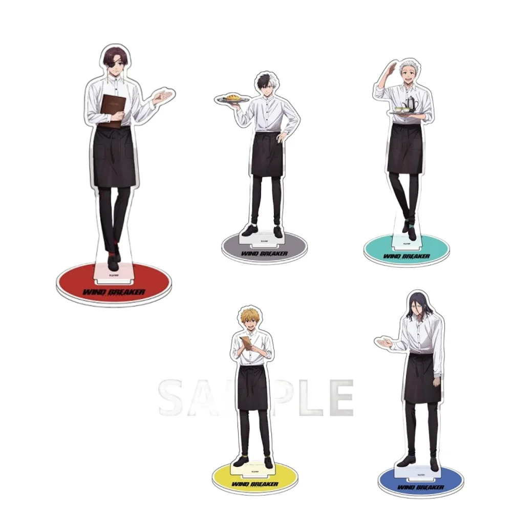 WIND BREAKER waiter acrylic big stand brand Sakura-harusugita Keitaro acrylic decoration key chain 15cm 5Pcs