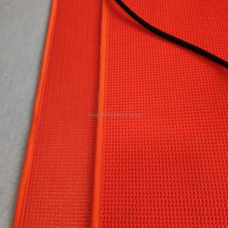 High Visibility PVC Safety Warning Flag With Elastic Rope For Vehicle Transport 12 Or 18Inch Warning Sign