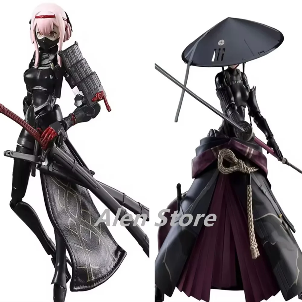 

#621 Figma FALSLANDER Samurai Anime Girl Figure figma 549 Ronin Action Figure Collectible Model Doll Toys 15cm