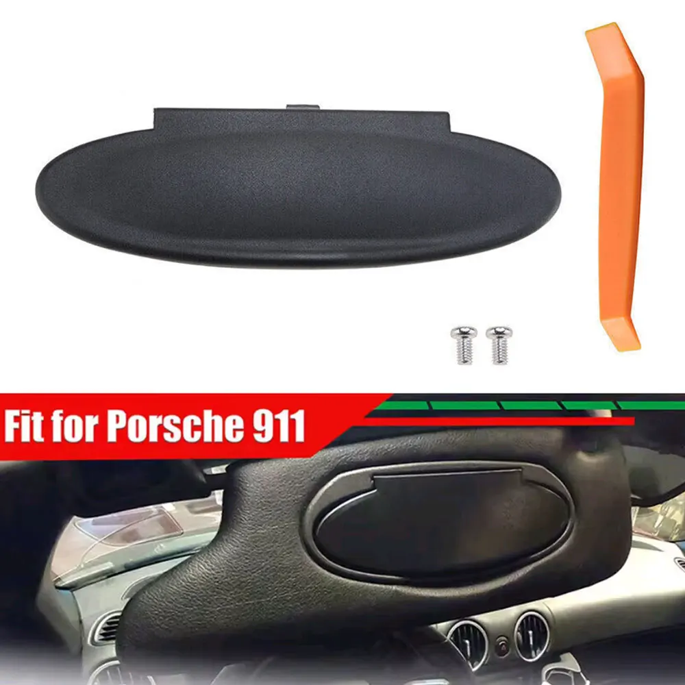 

1 Set Car Sunshade Panel Makeup Mirror Part Sun Visor Vanity Mirror Cover for Porsche 996 997 911 Carrera 986 Boxster 987 Cayman