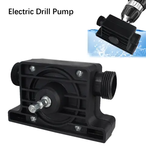 Home Garden Outdoor Tool Electric Drill Pump Portable Diesel Oil Fluid Water Pump Mini Centrifugal Pump