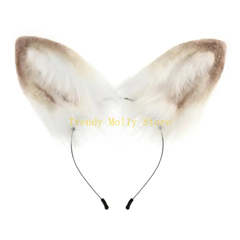 

N5KB Sheep Ears Headband Sheep Ear Headbands Furry Animal Ears Headband Headwear Halloween Cosplay Party Accessories Gifts