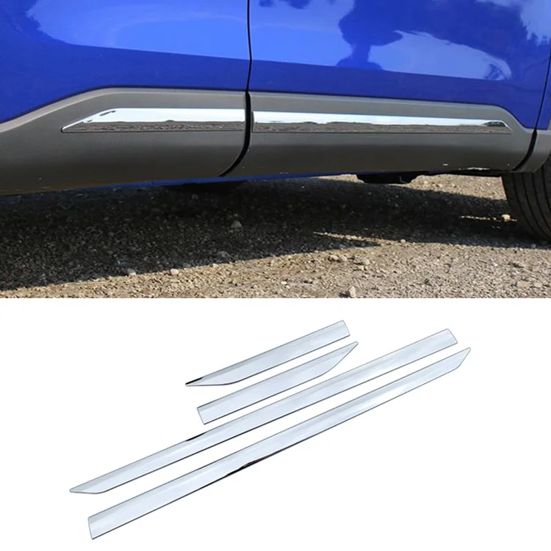 

Автомобильные аксессуары для Toyota Corolla Cross 2020-2025, ABS хромированные боковые дверные молдинговые полоски, накладка, декоративная защита