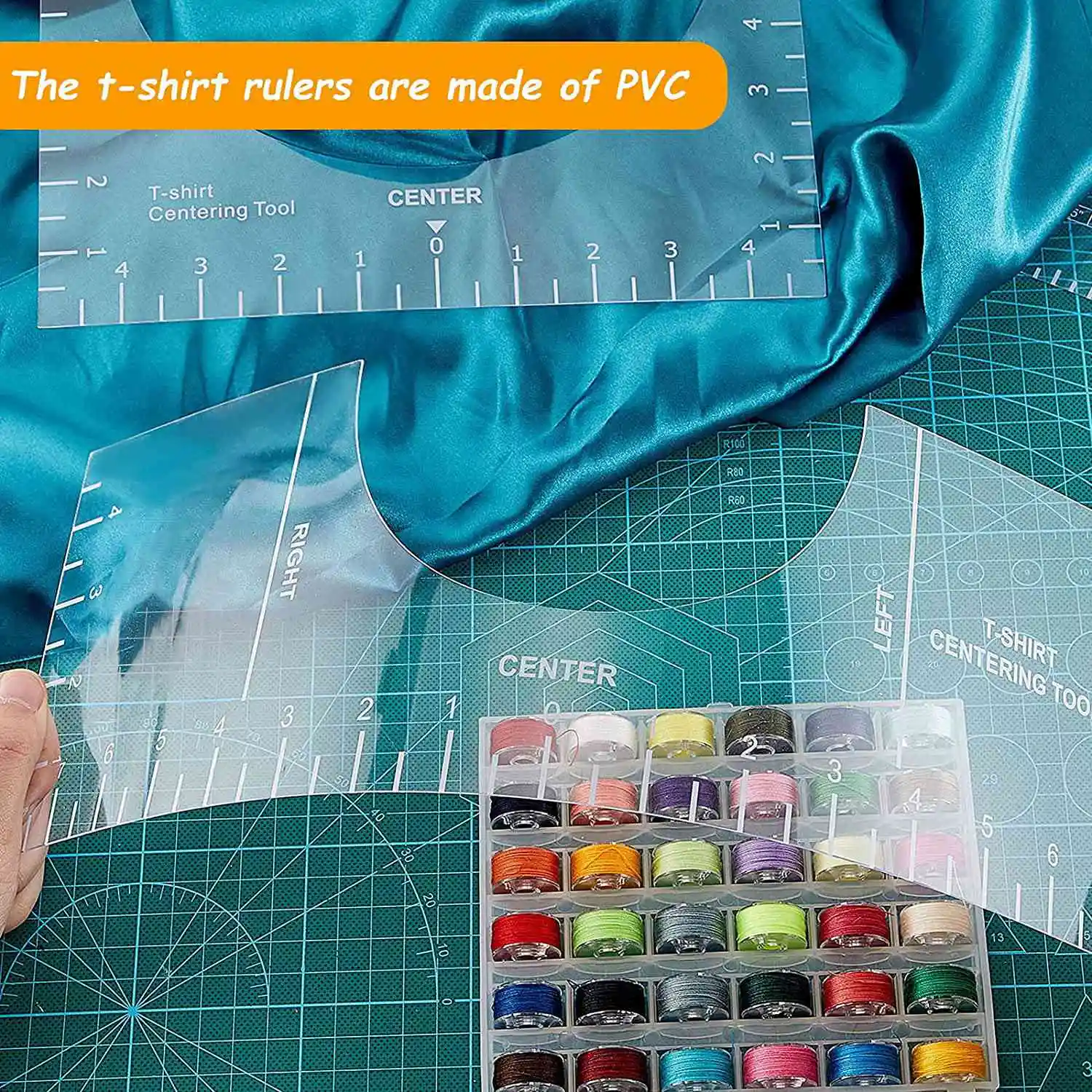 ABFS Ferramenta de alinhamento de centralização de camisetas, modelo de camiseta, régua guia de colocação de camisetas, ferramenta de medição de fabricação de camisetas para DIY