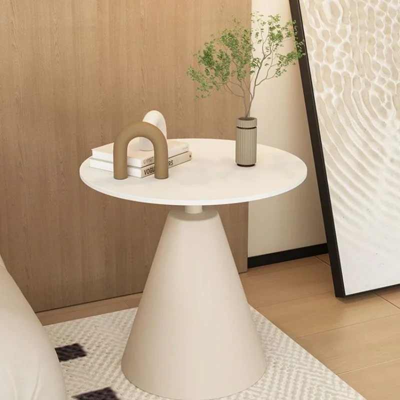 

Luxury Side Table Small Round Table Coffee Tables Modern Simple Sofa Table Bedside Rock Plate Corner Furniture