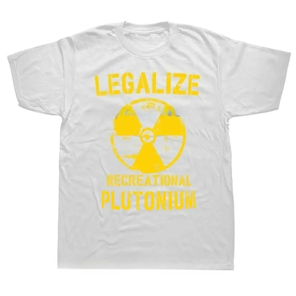 Danqiyoyo men Clothes Tee Shirt Homme T-Shirts man Tshirt for mens Ropa Hombr Funny Legalize Recreational Plutonium 27426