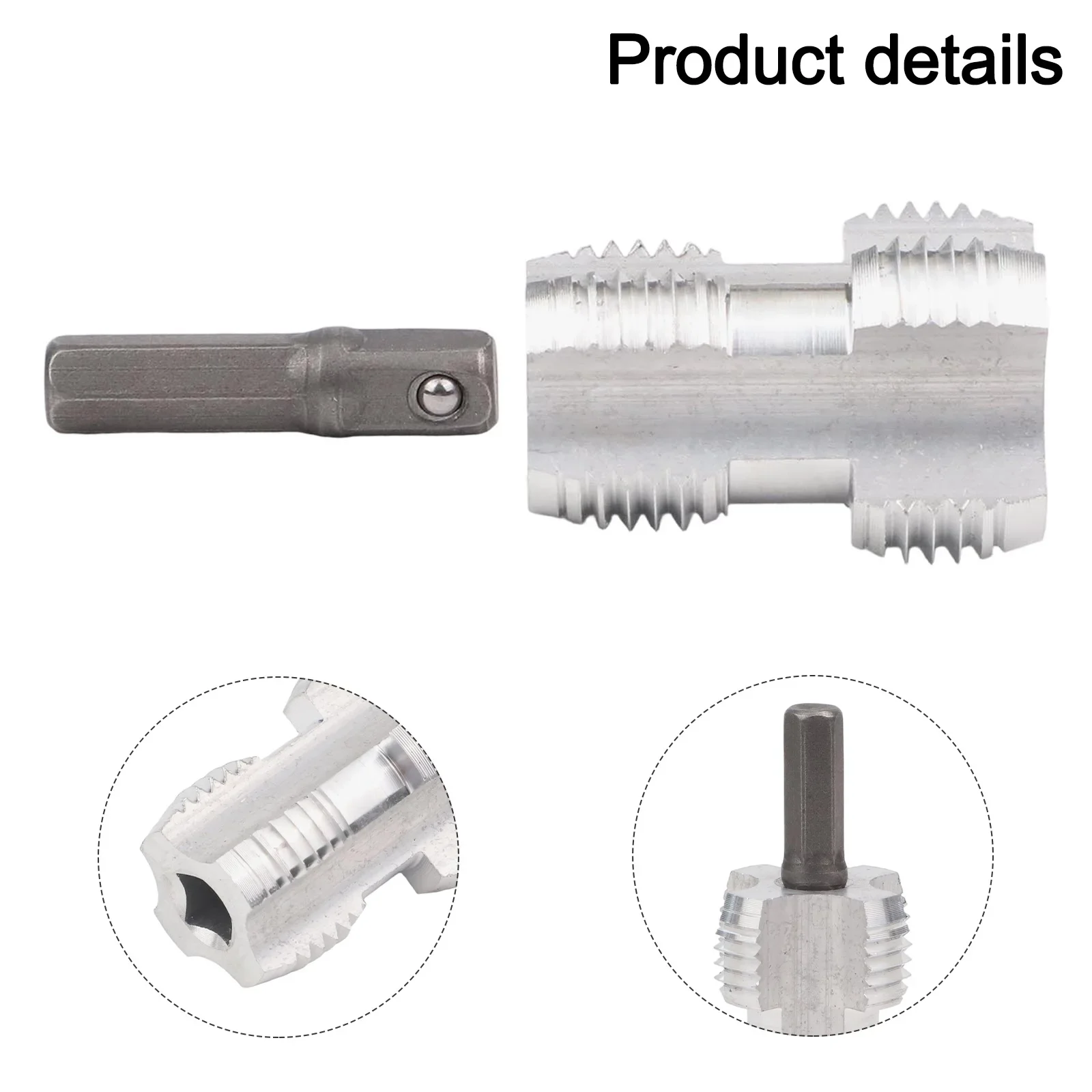 Dual-Headed Tool Water Pipe Drill Plumbing Projects Precision Threading Versatile Plumbing Tool For 1 2inch Pipes