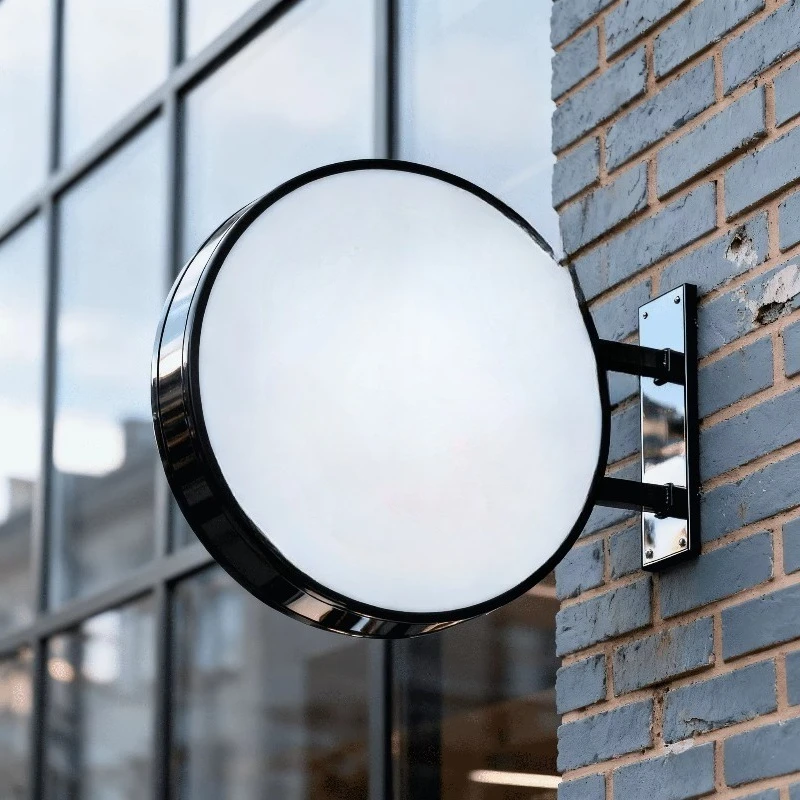 Best selling outdoor advertising decoration hanging LED light box AC power supply can be customized company school park IP65