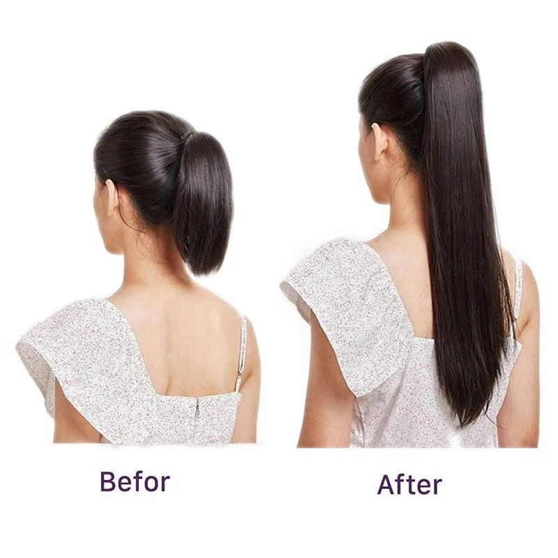 DIFEI-Extensions de queue de cheval synthétiques pour femmes, postiche de cheveux, fausse queue de cheval, nattes pour cheveux, collection de faux par naturel