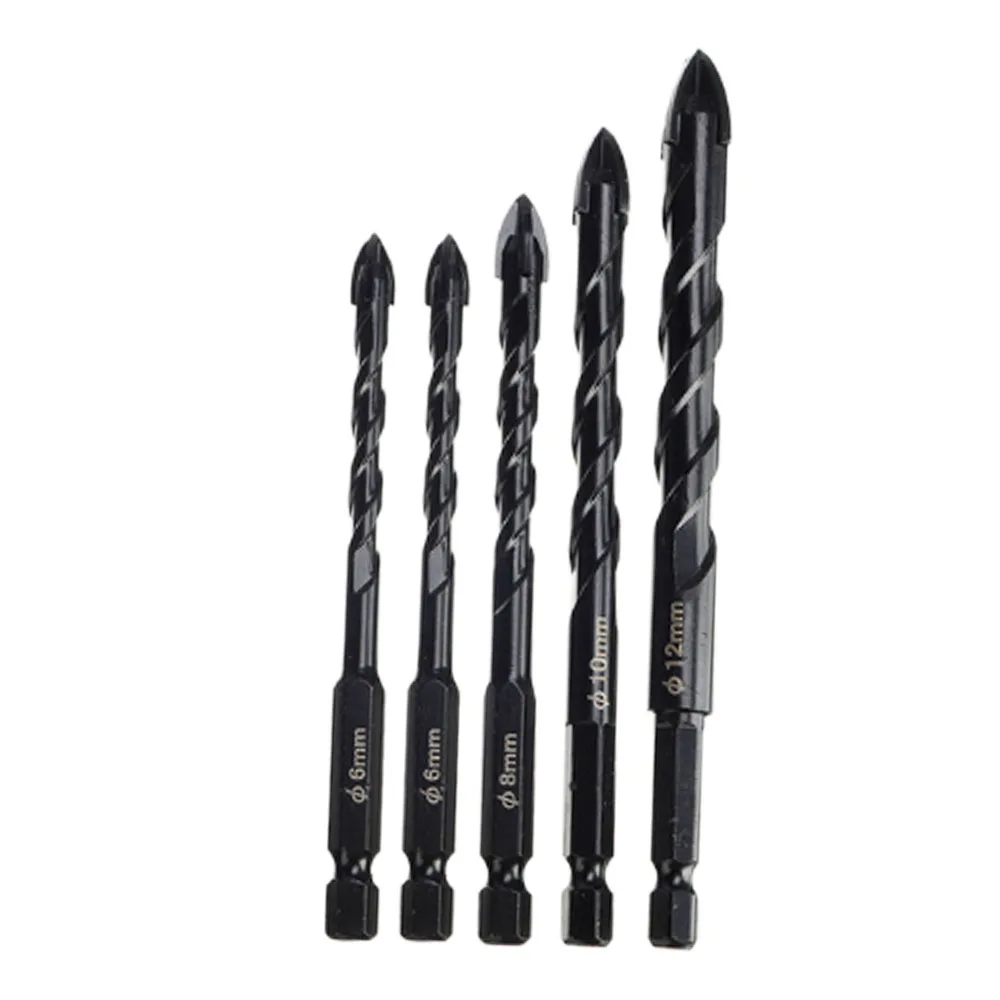 Factory outlet 1set Cross Tile Drill Bits  Alloy Twist Drill Stone Glass Ceramic Concrete Drill Bits Hole Opener