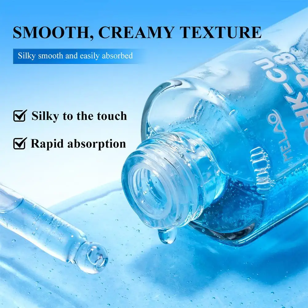 Blue Copper Peptide GHK Cu SNAP-8 Concentrated Facial Skin Booster Serum Repair Firming Anti-Wrinkle Moisturizing Skincare